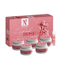 NutriGlow Sustainable Natural English Rose Facial Kit All Skin Types - 250g+10ml-image-5