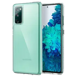 spigen Crystal Hybrid TPU and Plastic Back Cover for Samsung Galaxy S20 FE (Lightweight, Clear)-image-14