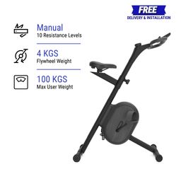 Exercise Bike Ultra-Compact Foldable, Smart, 10 Resistance Levels, Max 100kg-picture-14