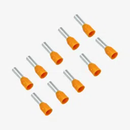 4 sqmm Insulated Terminal Ferrule End Lug (Pack of 10) Crimp Wire Lugs/End Sealing Lugs/Crimp Connectors/Tubular Lugs (E-4009))-2