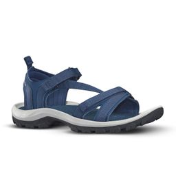 Women Water Resistant Sports Sandals with Velcro Strap Abyss Blue - NH500-image-15