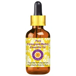 Deve Herbes Pure Fenugreek Methi Steam Distilled Essential Oil with Glass Dropper - 10ml-picture-6