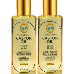 Nuerma Science Set of 2 Cold Pressed Hexane Free Unrefined Castor Oil - 100ml Each-12