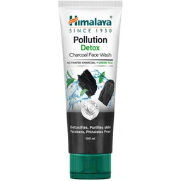 Himalaya Pollution Detox Charcoal Face Wash with Green Tea To Purify Skin - 100ml-79