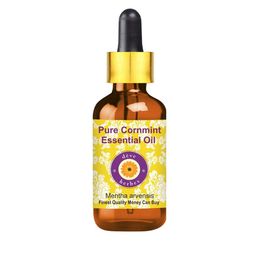 Deve Herbes Pure Cornmint Steam Distilled Essential Oil with Glass Dropper - 50ml-image-60