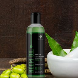 VANALAYA Cold Pressed Neem Oil For Hair & Skin Care - 200 ml-48