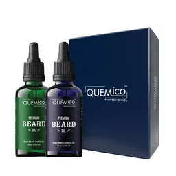 Quemico Professionnel Set of Premium Beard Growth Almond & Tea Tree Oil - 35 ml each-13