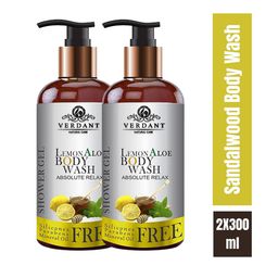 Verdant Natural Care Set of 2 Lemon Aloe Body Wash - 600 ml-15