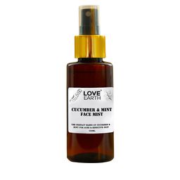 LOVE EARTH Cucumber & Mint Face Mist Toner with Glycerin 100 ml image 4