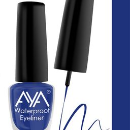 AYA Set Of 2 Long Lasting 24 Hrs & Waterproof Liquid Eyeliner 5ml Each - Brown + Blue image 5