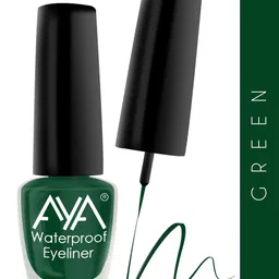 AYA Set Of 2 Long Lasting 24 Hrs & Waterproof Liquid Eyeliner 5ml Each - Green image 2