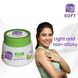 BOROPLUS Set of 2 Light & Non Sticky Soft Ayurvedic Antiseptic Cream - 100 ml + 200 ml image 3