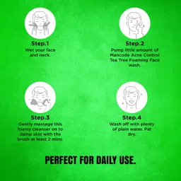 MANCODE Clarifying+ Acne Control Tea Tree Foaming Face Wash image 2