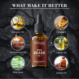 Quemico Professionnel Men Set of 2 Beard Growth Essential Oil - 35ml each image 4