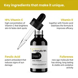 VANDYKE Vitamin C + E Ferulic Face Serum with Vitamin E for Brightening - 30 ml image 3