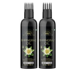 Desi Crew Set Of 2 Reduce Dandruff Bhringraj Oil- 100 ml Each-36