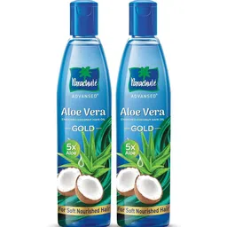 Parachute Set of 2 Aloe Vera Gold Enriched Coconut Hair Oil - 400 ml Each-38