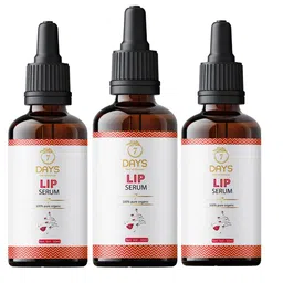 7 DAYS Set of 3 Pure Organic Lip Serum with Vitamin E & Shea Butter - 30 ml each-29