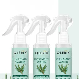 QLERIX Set Of 3 Rosemary Water Spray For Thicker- Shiner & Stronger Hair - 100 ml Each-13