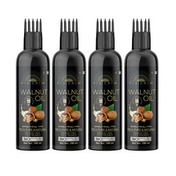 Desi Crew Set Of 4 100% Pure & Natural Walnut Oil For Hair & Skin - 100 ml Each-6