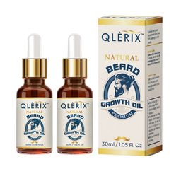 QLERIX Set Of 2 Natural Beard Growth Oil - 30 ml Each-7