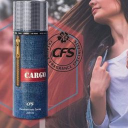 CFS 21 Club & Cargo Set Of 3 Deodorant Body Spray - 200ml Each image 2
