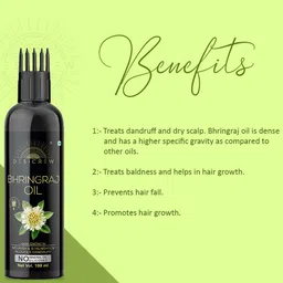 Desi Crew Set Of 2 Reduce Dandruff Bhringraj Oil- 100 ml Each image 4