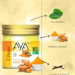 AYA Set of Oatmeal & Ubtan Exfoliating Face Scrubs - 100 ml Each image 5