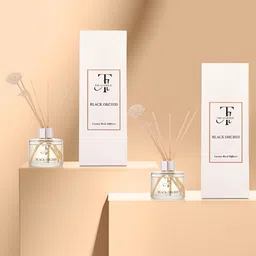 THE ACADOUR Set of 2 Reed Diffusers Black Orchid 100ml each-4