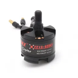 EMAX MT2213 935KV Brushless DC Motor-Black Cap (CW Motor Rotation) With 1045 Propeller Combo (Original) image 1
