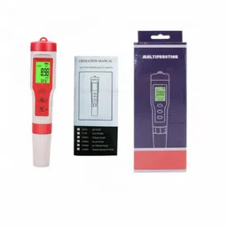 EZ9908 Green Backlight 4 in 1 Multifunction Test Water Testing Kit pH/TDS/EC/TEMP image 1