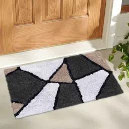aazeem Bronze Abstract Cotton 24x16 Inches AntiSkid Door Mat (1Pc)-picture-5