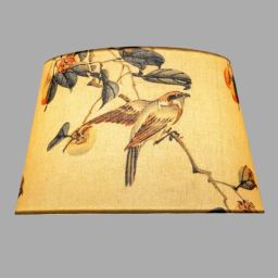 kapoor lampshades Creative Multicolour Linen Printed Lampshade-picture-16