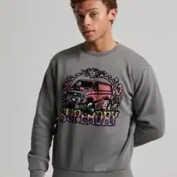 Motor Retro Graphic Sweatshirt-image-76