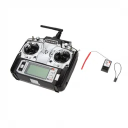 FlySky FS-T6 6 Channel Transmitter with FS-R6B Receiver image 1