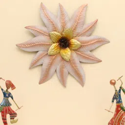 vedas Ena Flower Medium Metal Wal Art-picture-35