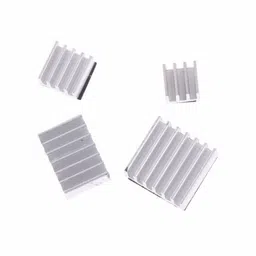 Raspberry Pi 4 Aluminium Heat Sink Set of 4 image 1