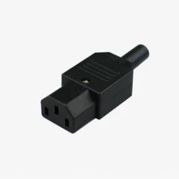 AC Power Female Socket MX IEC C14 Cable Mount Connector 10A 250V-3