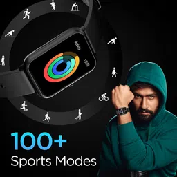 FIRE-BOLTT Ninja Fit Pro Smartwatch with Bluetooth Calling (50.8mm LCD Display, IP67 Water Resistant, Red Strap) image 4