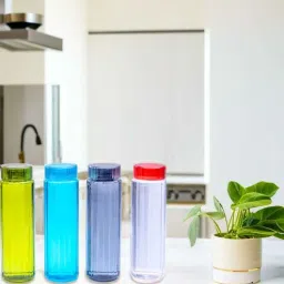 steelo Multicolor Plastic (Set of 4) Onyx Water Bottle-picture-39