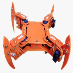 Acrylic kit in the shape of Spider with 4 legs.-14
