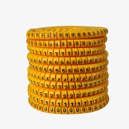 Cable Marker 4 sq mm PVC Ferrules Numbers 0-9 (each 100) - Self Locking-55