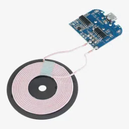 5V DC Qi Standard Micro USB Input Wireless Charging Transmitter Module with Coil-2