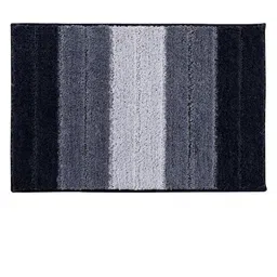 Pano Grey Striped 2000 GSM Bath Rugs-image-34