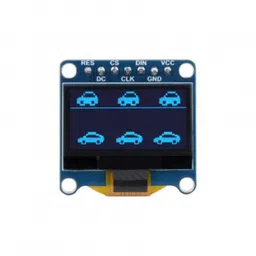 Waveshare 0.96inch OLED Display Module, 128x64 Resolution, SPI / I2C Communication Version E (blue) image 1