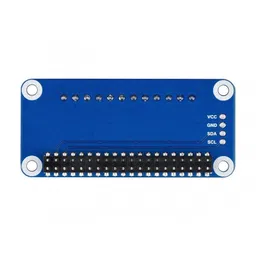 Waveshare 4-ch Current/Voltage/Power Monitor HAT for Raspberry Pi, I2C/SMBus image 3