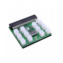 12V Server Power Conversion Board with 12 6pin Connector for BTC Miner Mining image 1