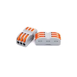 CH-813 0.08-2.5mm SPL- 3 Pole Wire Connector with Spring Lock Lever for 3 Wire line Connection image 2