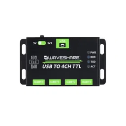Waveshare Industrial USB TO 4CH TTL Converter, USB To UART, Multi Protection & Systems Support image 3