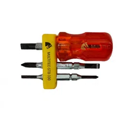 Multitec STB-330 6 In 1 Multibit Stubby Reversible Screw Driver Set image 4